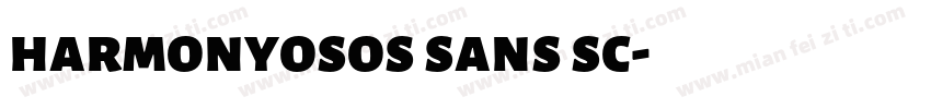 harmonyosos sans sc字体转换